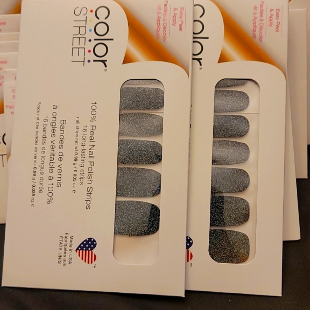Lot of 2 Color street  " Sho-Ver it nail polish sets .